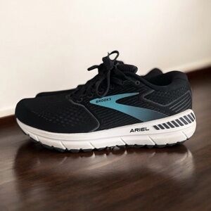 Brooks Ariel 20 Women's Running Shoes - Black/Ebony/Blue - Size 8 Medium (B)